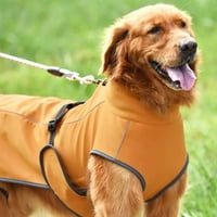 Ново отразяващи дрехи с големи кучета есен и зимно топло яке за домашни любимци лабрадор куче памучно палто
