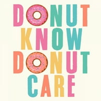 Donut Know, Poster Poster Plary от Z Studio