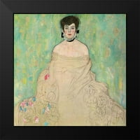 Klimt, Gustav Black Modern Famed Museum Art Print, озаглавен - Портрет на Amalie Zuckerkandl, 1917-1918