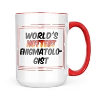 Neonblond Worlds най -горещ енигматолог халба подарък за любители на чай за кафе