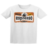 Автентична италиански еспресо бар тениска мъже -Маг от Shutterstock, мъжки малки