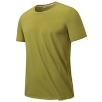 Мъжки ризи Лятна ледена дишаща тениска с къс ръкав лед кръгла шия солидна спорт