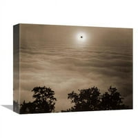 Глобална галерия в. Слънчево затъмнение от гамата Санта Лусия, Калифорния, 1 януари, арт печат - Карлетон Уоткинс