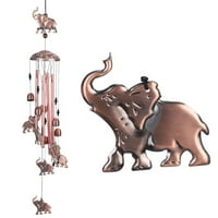 onhuon меден слон вятър на открито слон звънци Използвайте за външни камбани за декорация и окачване