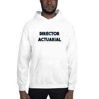 Tri Color Director Actuarial Hoodie Pullover Sweatshirt от неопределени подаръци