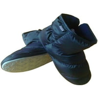 Daeful жени топли солидни обувки на открито висока обувка на закрито комфорт дантела домашна обувка тъмно синьо 10.5-11