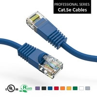 35 фута Cat5e UTP Ethernet Network Booted Cable Blue, опаковка