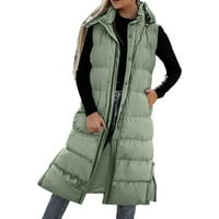 Дамски зима струва женското връхни дрехи надолу памук с подплатена подплата с качулка с качулка с качулка с дълъг ръкав