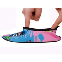 Gomelly Kids Aqua Socks Бързи сухи водни обувки Плъзнете на плажна обувка Лек бос деца момичета момчета кит 5c-6c