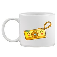 Жълта камера, усмихната халба -изображения от Shutterstock