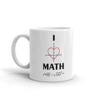 Любов математика Сърце Графика изчисление Алгебра Математика кафе чай керамична чаша Офис Работа Чаша Подарък Оз