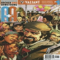 И A: Приключенията на стрелеца и Армстронг 1G VF; Valiant Comic Book