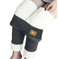 Лекови гамаши за жени зимни топли чорапогащи плюс размер снежни панталони шерпа руно облицовани еластични топлинни панталони за крака