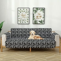 Гури диван плъзгач на реверсивен диван покривка от пяна ватиран диван за мебели за кучета протектор със странична джобна седалка