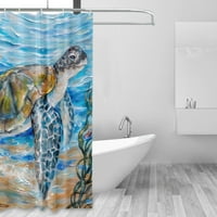 Океан душ завеса, многократна за възглавница душ завеса вода доказателство душ завеса за душ куки за душ завеса момичешки завеса за душ