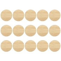 Незавършени празни кръгове бамбукови изрези бамбукови кръгли филийки за занаяти на сам