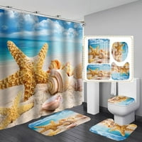 Sweetcandy 3D цифров печат завеса за душ за домашна декорация на партито *