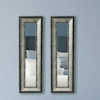 Rayne Mirrors American Made Sterling Argoal Panel Mirrors - Silver Grey