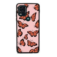 Пеперуди- Калъф за телефони, дегиниран за Moto G Stylus 5G Case Men Жени, гъвкав силиконов шок калъф за Moto G Stylus 5G