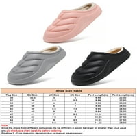 Harsuny Mens House Shoes Comfort Flippers Плюшени облицовани топли чехли спалня водоустойчиви дишащи слайдове Уютни зимни запушалки розови 5.5
