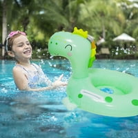 Munboo надуваем басейн плаващи, надуваеми плувни пръстени за деца карикатура плувна тръба за забавление лятно парти декорация играчка за басейн, светло зелено