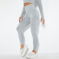 Utoimkio Clearance Capri Yoga Pants за европейски и американски безшевни водни измиване плетен хигроскопски секси хип вдигане на тазобедрената става йога панталони спортни фитнес панталони чорапогащи чорапогащи