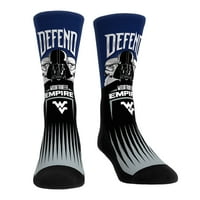 Unise Rock Em Socks Darth Vader & Stormtrooper Западна Вирджиния планинари Междузвездни войни Три екипажи чорапи комплект