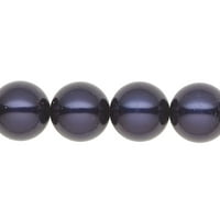 1pk-pearl, чешки кристал Preciosa, тъмно син, кръгло. Продава се на PKG от 10