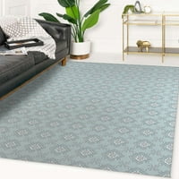 HELM светлосиня килим от Kavka Designs